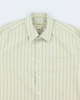 Vintage 2000's Eddie Bauer Heavyweight Striped Shirt - L