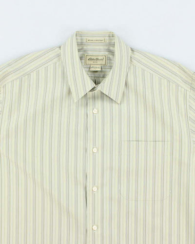 Vintage 2000's Eddie Bauer Heavyweight Striped Shirt - L