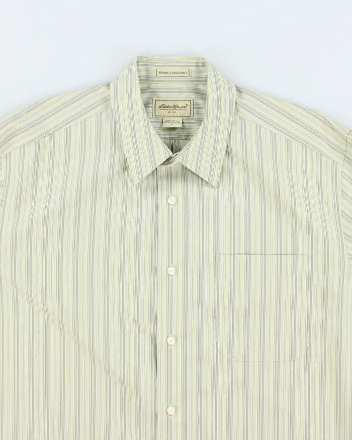 Vintage 2000's Eddie Bauer Heavyweight Striped Shirt - L