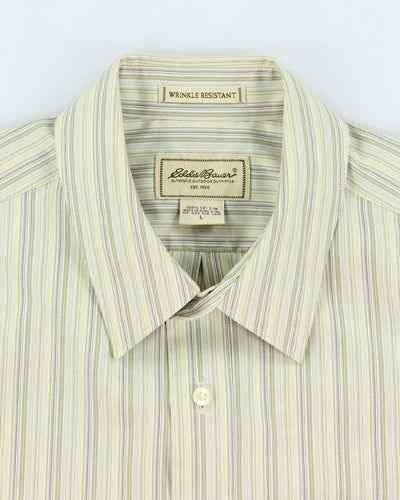 Vintage 2000's Eddie Bauer Heavyweight Striped Shirt - L