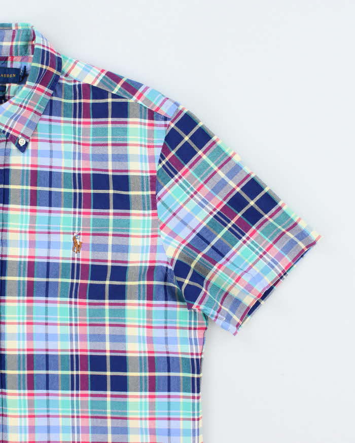 Vintage Ralph Lauren Slim Fit Short Sleeve Shirt - L