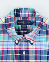 Vintage Ralph Lauren Slim Fit Short Sleeve Shirt - L
