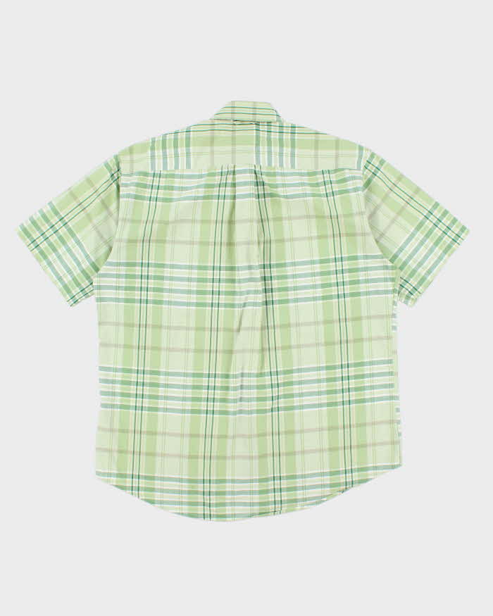 Vintage 90's Tommy Hilfiger Patterned Short Sleeve Shirt - L