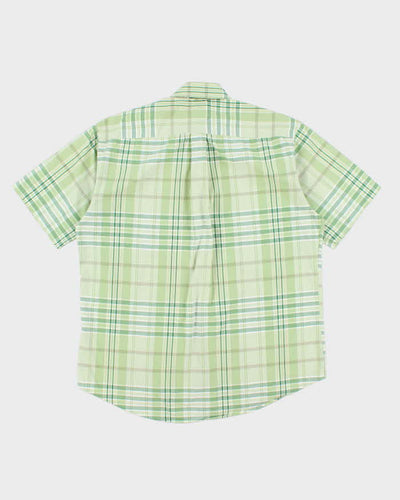 Vintage 90's Tommy Hilfiger Patterned Short Sleeve Shirt - L