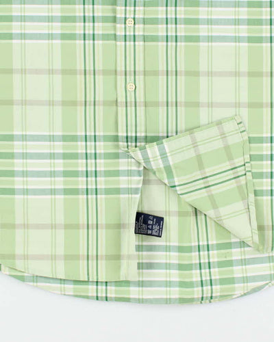 Vintage 90's Tommy Hilfiger Patterned Short Sleeve Shirt - L
