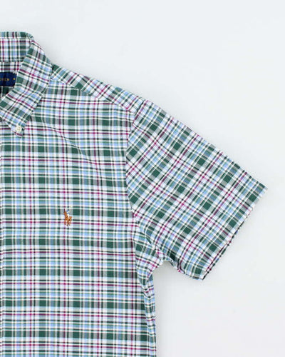 Vintage 2000's Ralph Lauren Patterned Slim Shirt - M