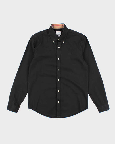 Vintage Y2K Burberry Nova Check Collar Long Sleeve Shirt - L