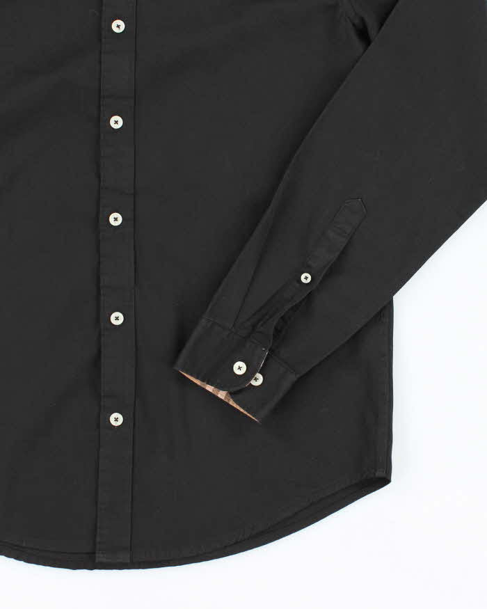 Vintage Y2K Burberry Nova Check Collar Long Sleeve Shirt - L