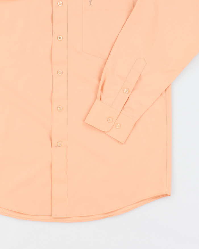 Vintage 90's Yves Saint Laurent Plain Long Sleeve Shirt - L