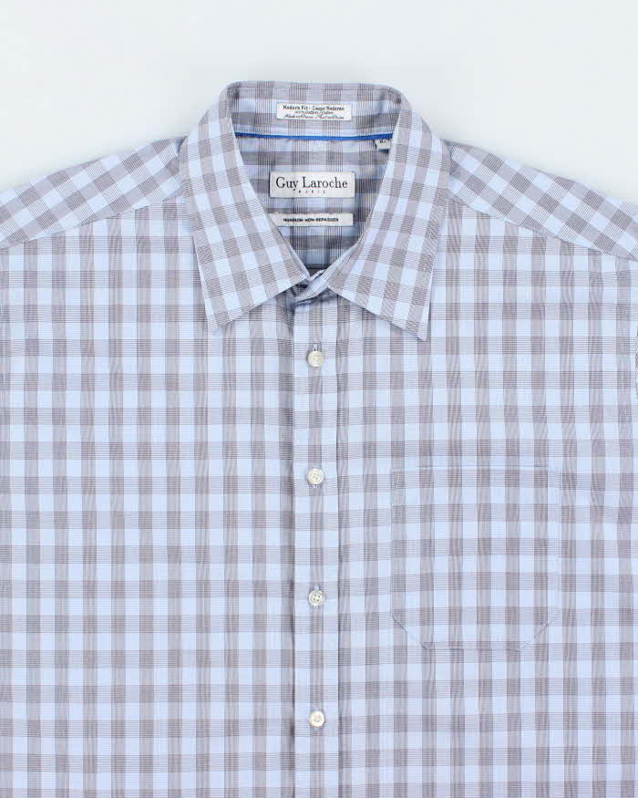 Vintage Guy Laroche Oversized Long Sleeve Flannel Shirt - XL
