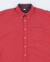 Vintage Y2K Tommy Hilfiger Oversized Patterned Flannel Shirt - XL
