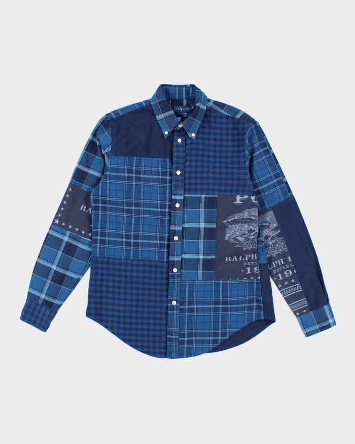 Vintage 2000's Ralph Lauren Patched Patterned Long Sleeve Shirt - S