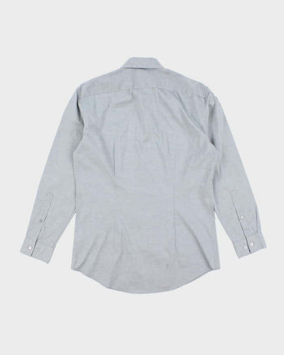 Vintage DKNY Plain Slim Fit Long Sleeve Shirt - S
