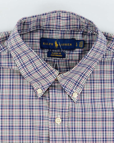 Vintage Y2K Ralph Lauren Oversized Patterned Long Sleeve Shirt - L
