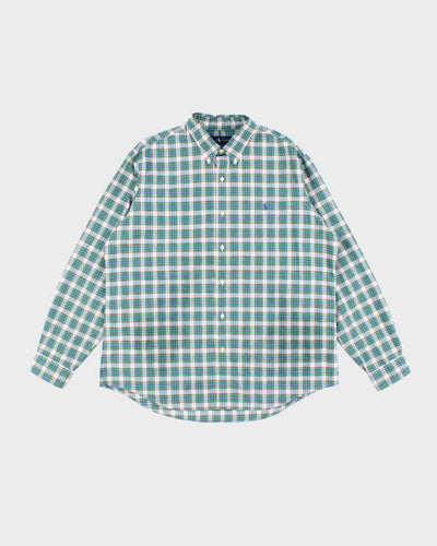 Vintage Y2K Ralph Lauren Oversized Patterned Long Sleeve Shirt - XL