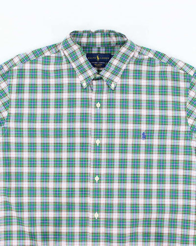 Vintage Y2K Ralph Lauren Oversized Patterned Long Sleeve Shirt - XL
