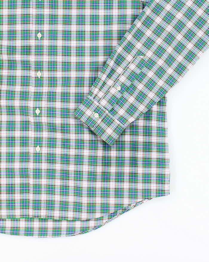 Vintage Y2K Ralph Lauren Oversized Patterned Long Sleeve Shirt - XL