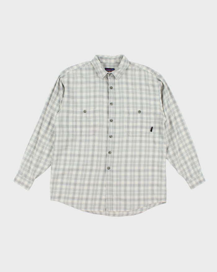 Vintage Patagonia Loose Fit Long Sleeve Flannel Shirt - M