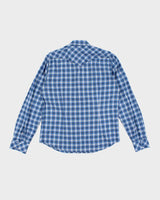 Diesel Blue Western Check Shirt - L