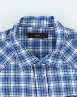 Diesel Blue Western Check Shirt - L