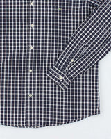 Lacoste Navy Blue Check Shirt - XL