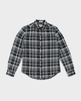 Levi's Navy Check Linen/Cotton Blend Slim Fit Shirt - S