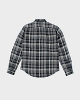 Levi's Navy Check Linen/Cotton Blend Slim Fit Shirt - S