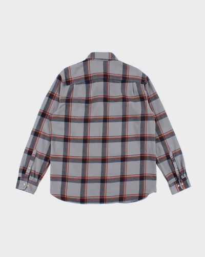 The North Face Grey Check Flannel Shirt - M