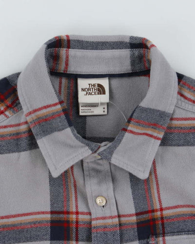 The North Face Grey Check Flannel Shirt - M