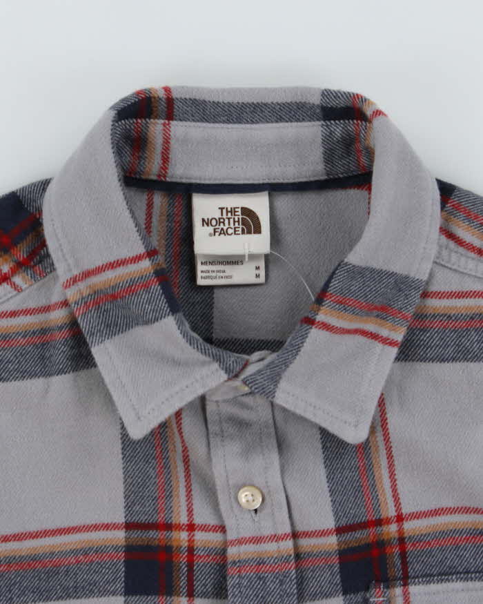 The North Face Grey Check Flannel Shirt - M