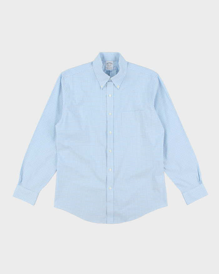 The Brooks Brothers Blue Gingham Shirt - L