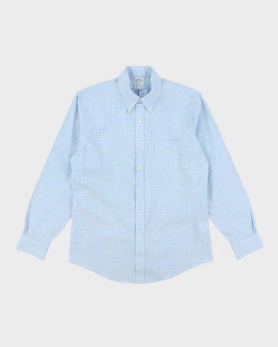 The Brooks Brothers Blue Gingham Shirt - L