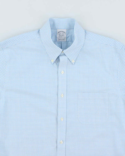 The Brooks Brothers Blue Gingham Shirt - L