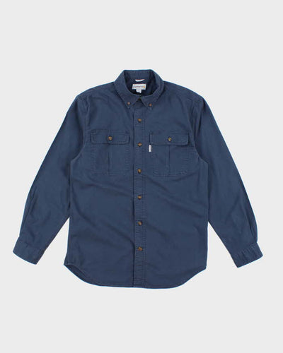 Carhartt Navy Workwear Long Sleeve Shirt - M