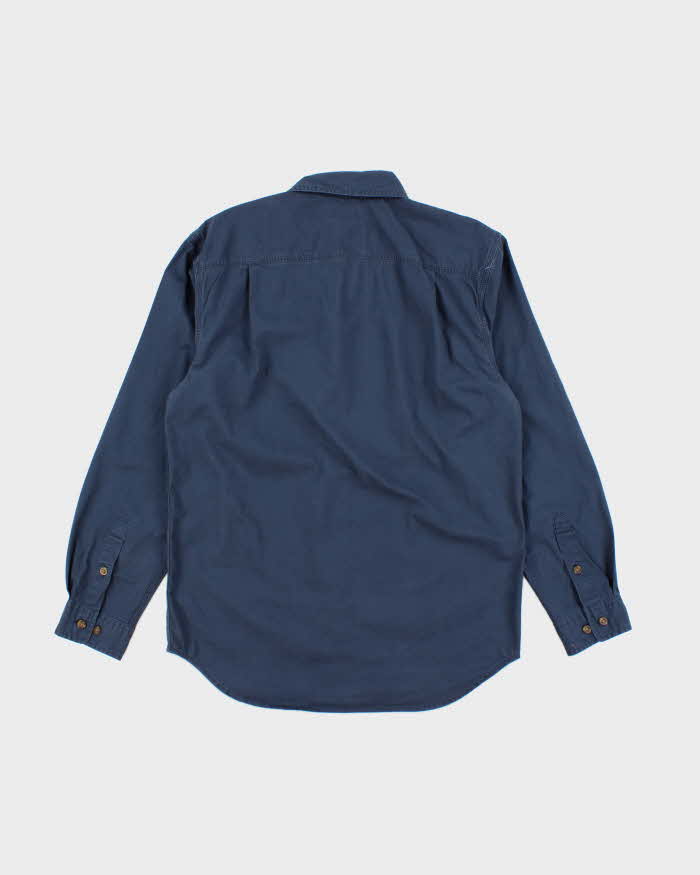 Carhartt Navy Workwear Long Sleeve Shirt - M