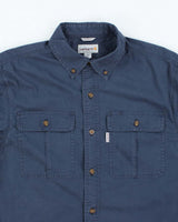 Carhartt Navy Workwear Long Sleeve Shirt - M