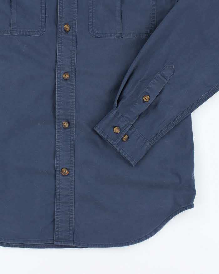 Carhartt Navy Workwear Long Sleeve Shirt - M