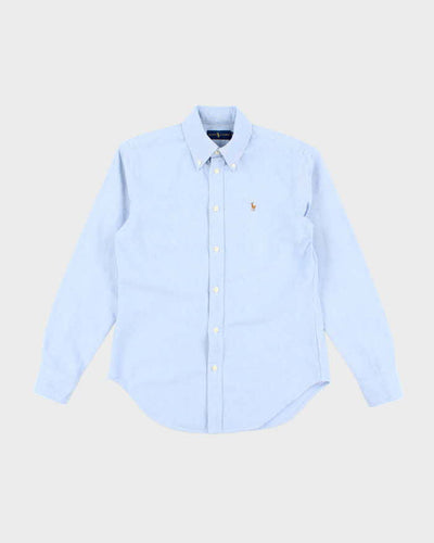 Ralph Lauren Plain Blue Long Sleeve Shirt - XS