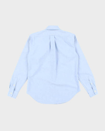 Ralph Lauren Plain Blue Long Sleeve Shirt - XS