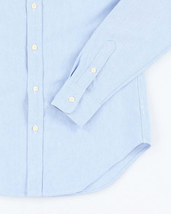 Ralph Lauren Plain Blue Long Sleeve Shirt - XS