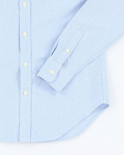 Ralph Lauren Plain Blue Long Sleeve Shirt - XS