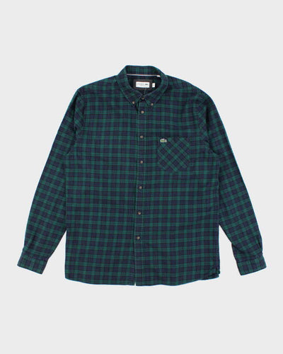 Lacoste Check Long Sleeve Shirt - L