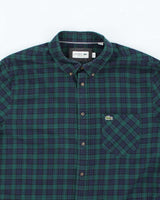 Lacoste Check Long Sleeve Shirt - L