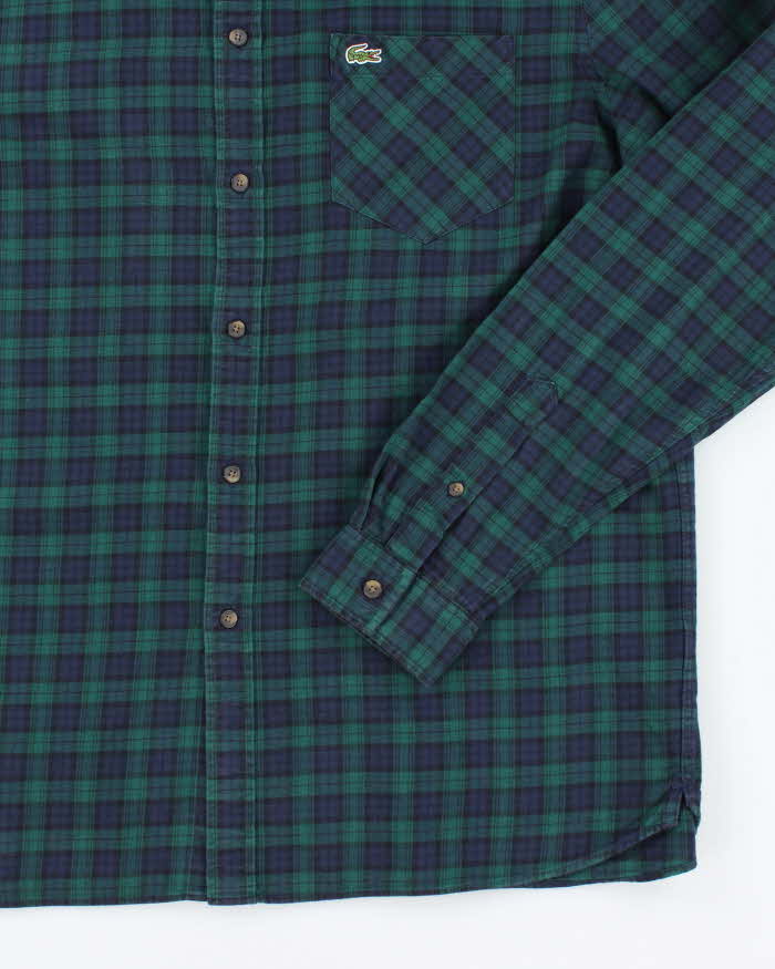 Lacoste Check Long Sleeve Shirt - L