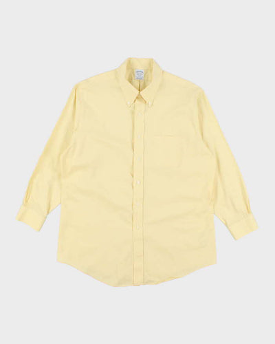 Brooks Brother Yellow Long Sleeve Shirt - XXL