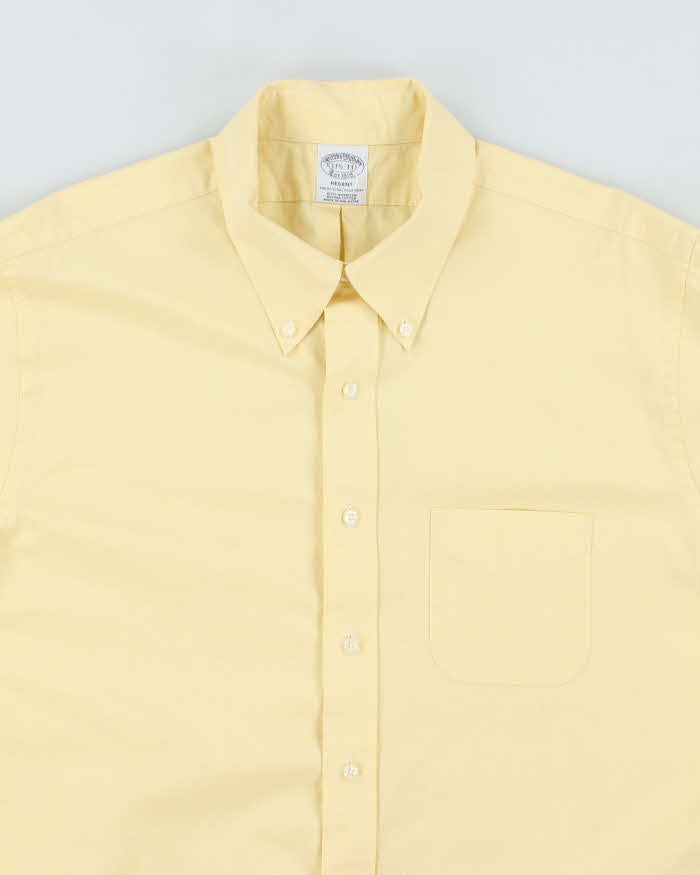 Brooks Brother Yellow Long Sleeve Shirt - XXL