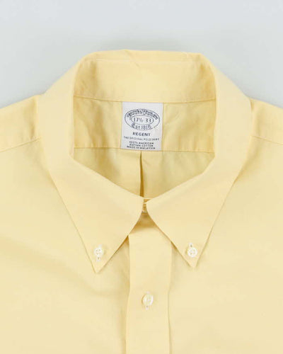 Brooks Brother Yellow Long Sleeve Shirt - XXL
