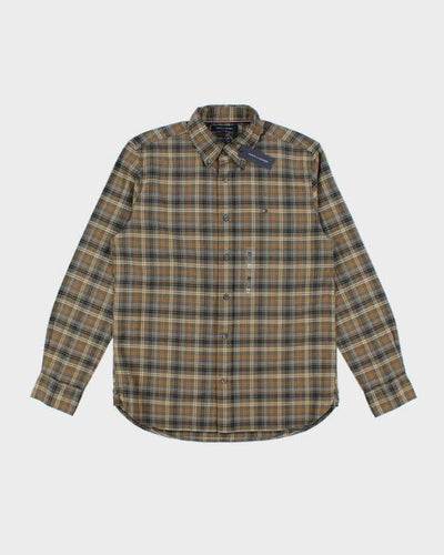 00s Tommy Hilfiger Deadstock Check Long Sleeve Shirt - M