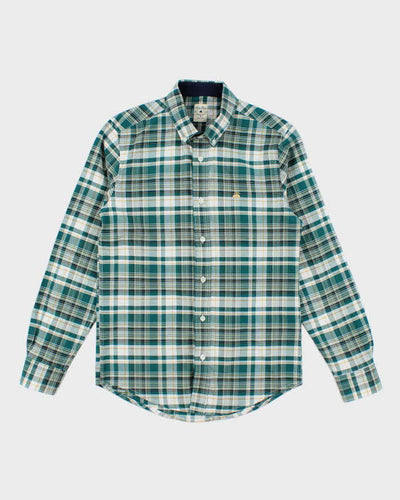 Brooks Brothers Green Check Long Sleeve Shirt - M