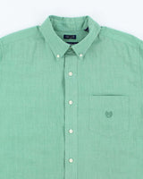 Vintage 90s Chaps Green Long Sleeve Shirt - M